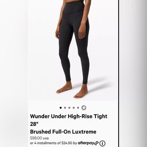 Wunder Under leggings
